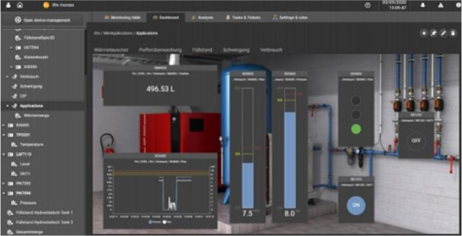 압축공기 공급량 모니터링